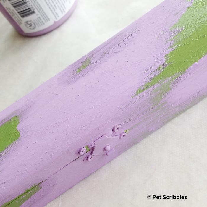 chippy paint faux finish tutorial