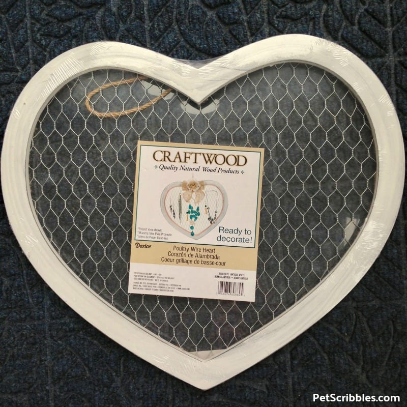 Chicken Wire Heart Wreath Form