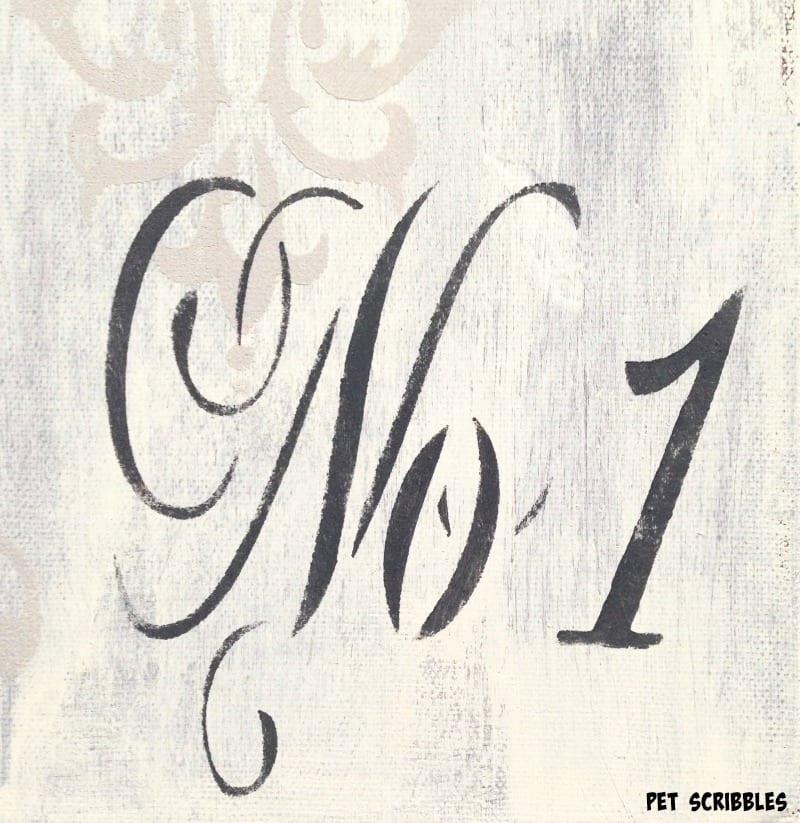 No. 1 french country stencil