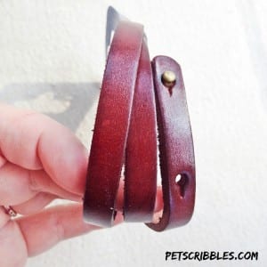 leather bracelet blank