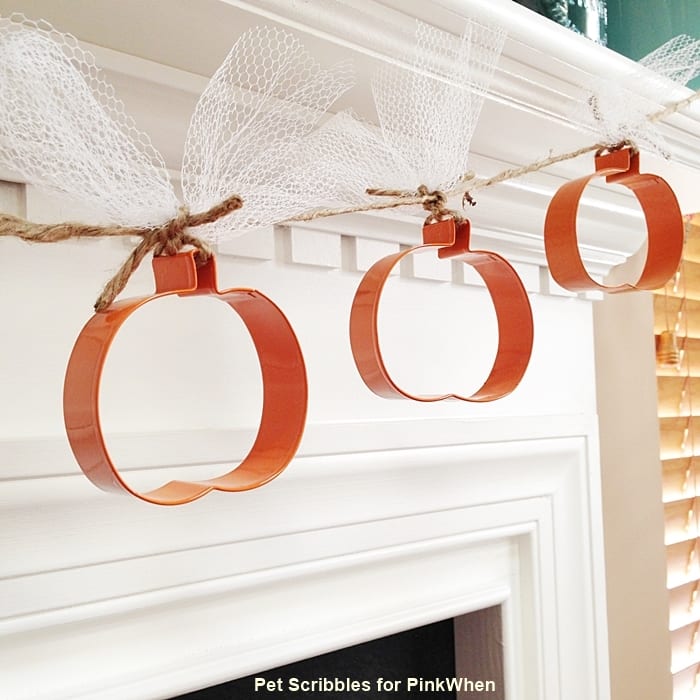 Pumpkin Cookie Cutter Garland