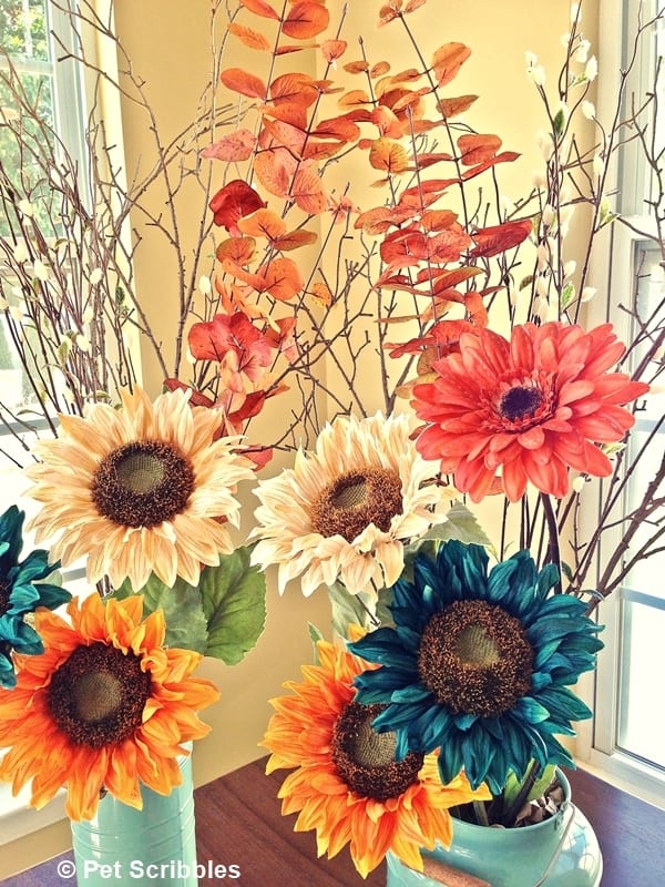 Simple Fall Floral Arrangements