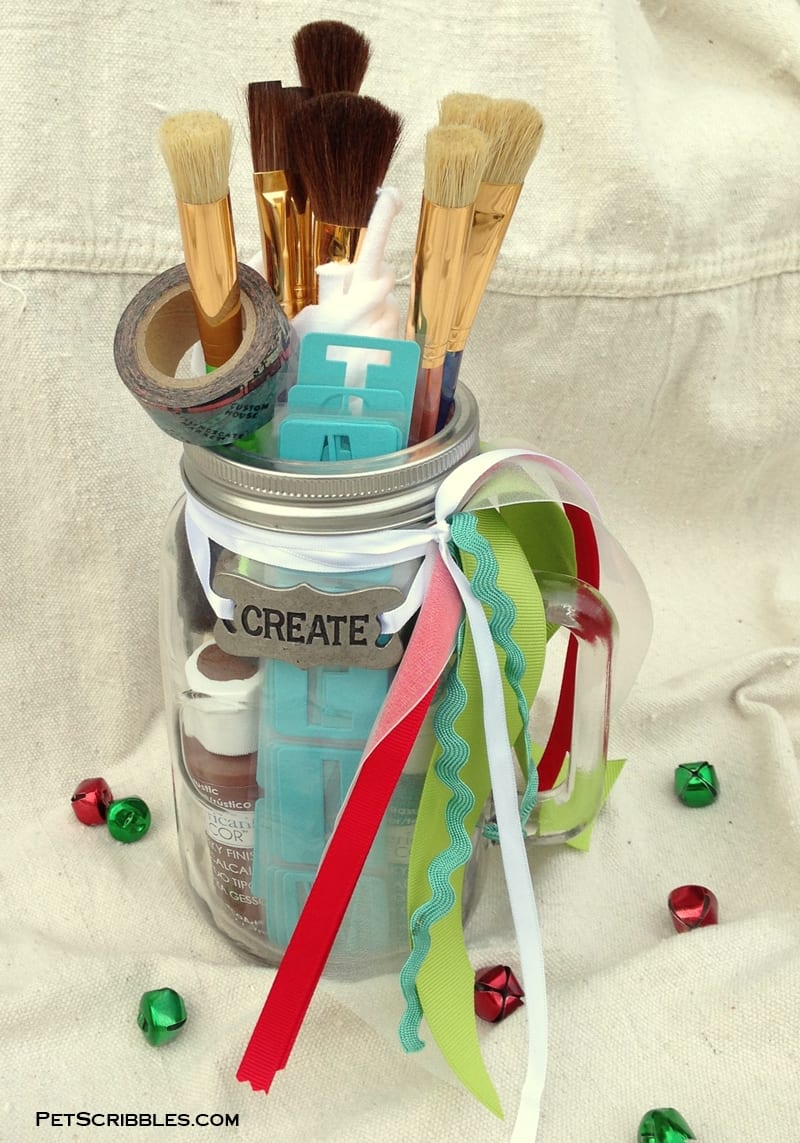 Mason Jar Gift for Craft Painters