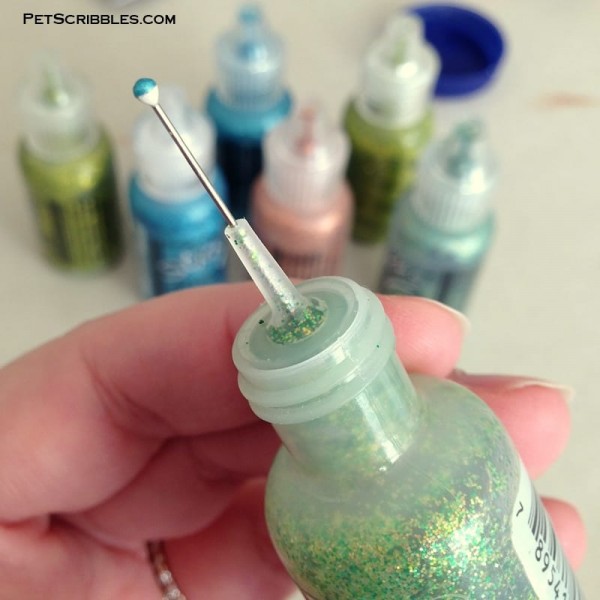 how to unclog glitter glue