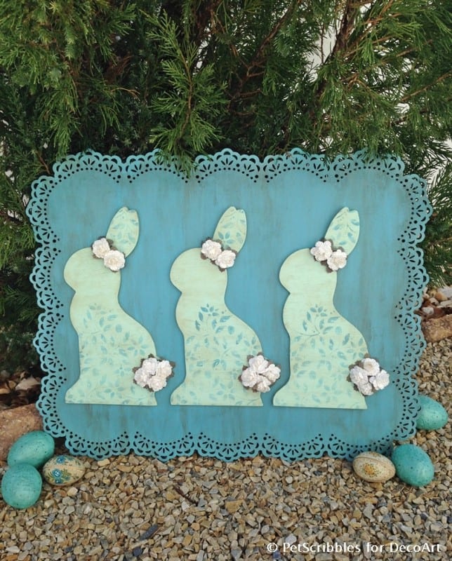 Make an Easter Bunny Wood Sign You'll Love