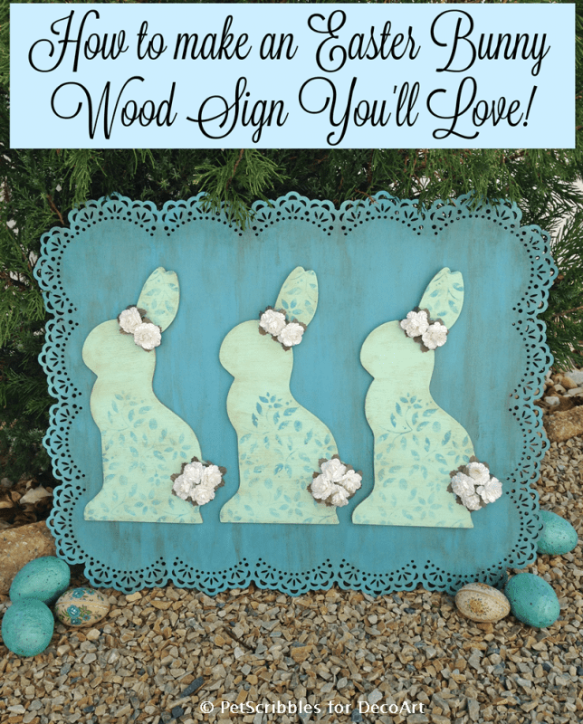 How to Make an Easter Bunny Wood Sign You'll Love