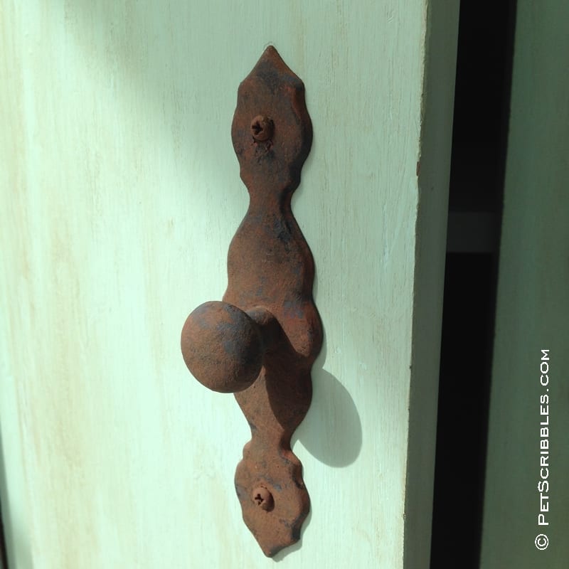 How To Paint Brass Hardware To Look Like Rust