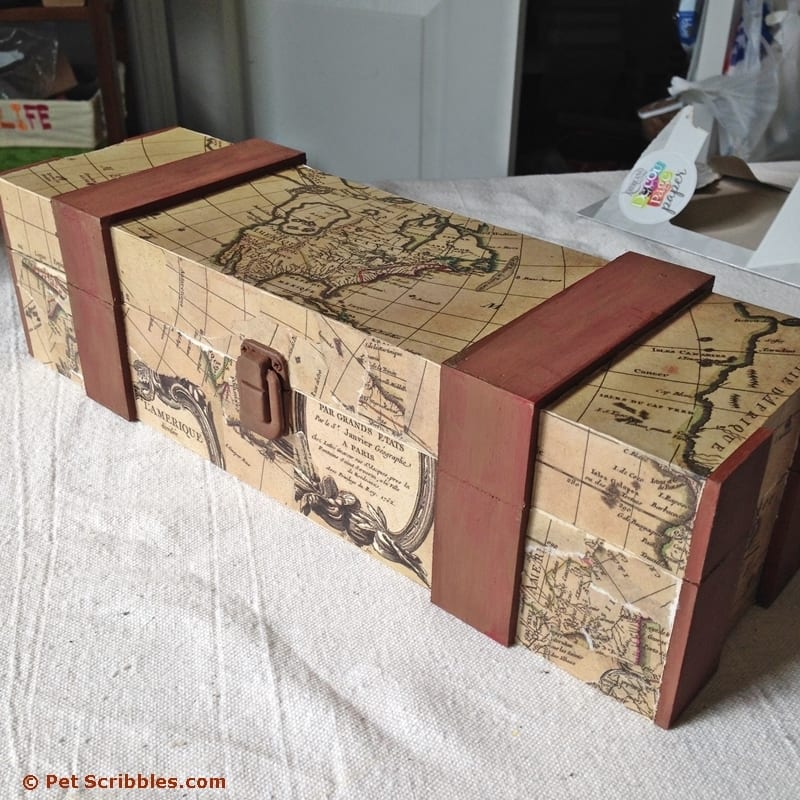 Father's Day Gift: How to Make a Decoupaged Wine Gift Box