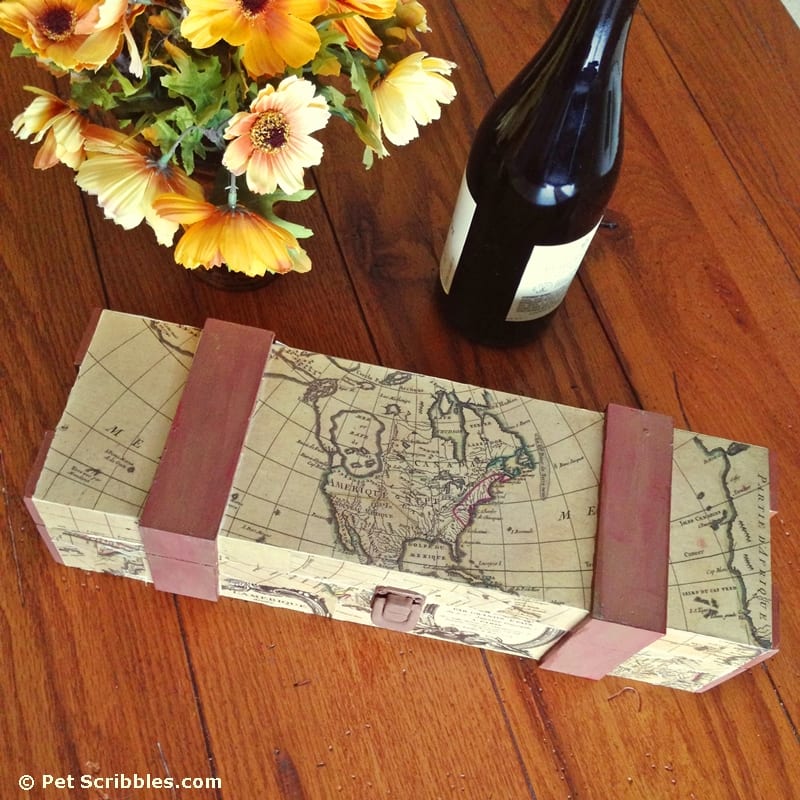 Father's Day Gift: How to Make a Decoupaged Wine Gift Box