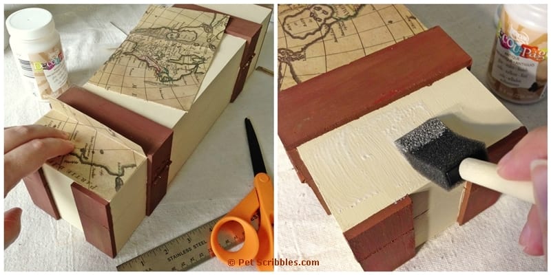 Father's Day Gift: How to Make a Decoupaged Wine Gift Box