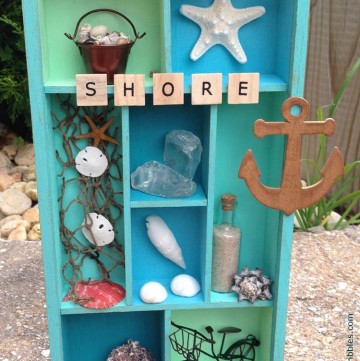 How to Make a Beach Memory Display