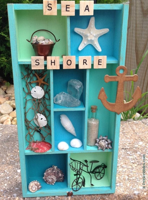 How to Make a Beach Memory Display