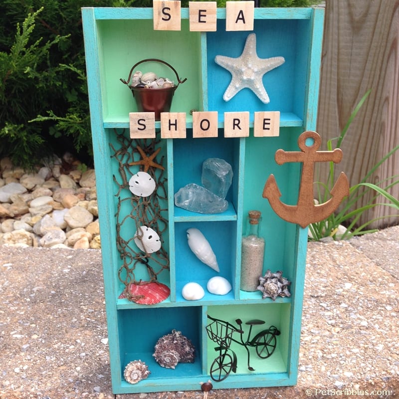 How to Make a Beach Memory Display