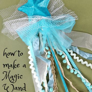 How to make a magic wand...because every girl should have one!