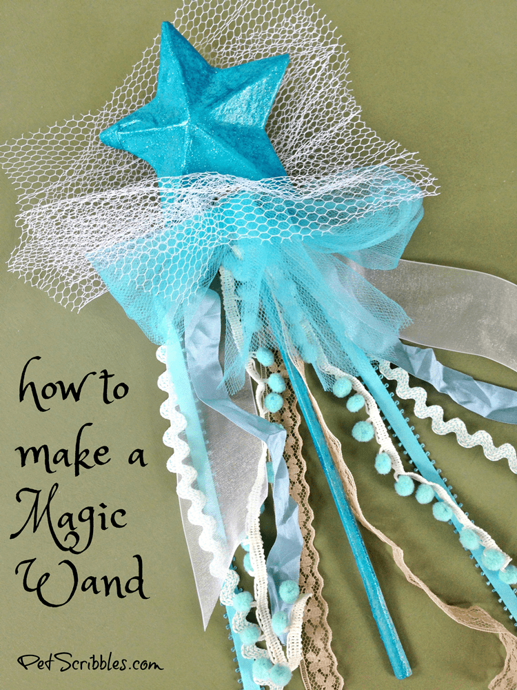 How to make a magic wand...because every girl should have one!