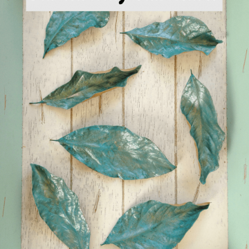 Painted Magnolia Leaves DIY -- how to paint your own for decor, wreaths and weddings!