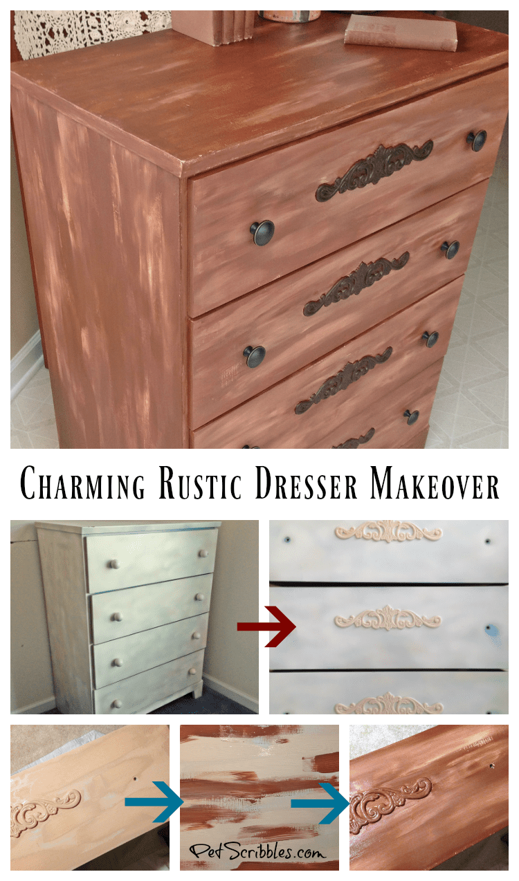 How to: Charming Rustic Dresser Makeover