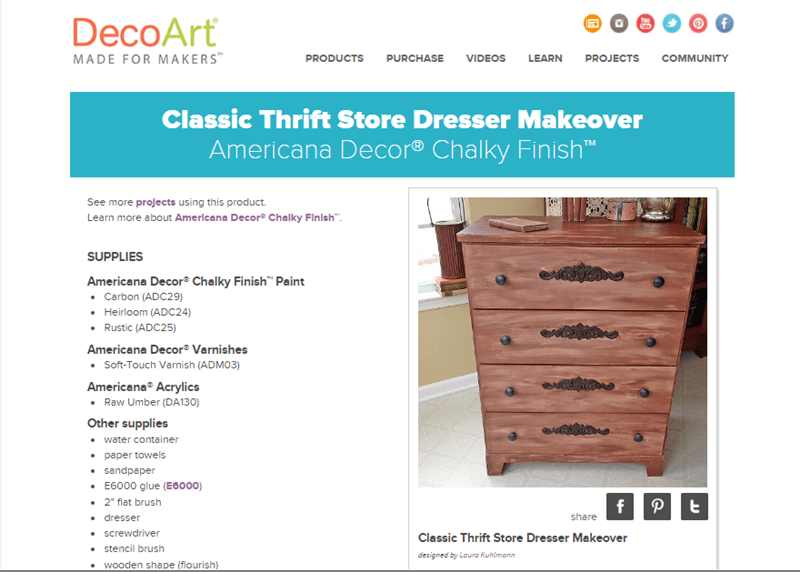 How to: Charming Rustic Dresser Makeover