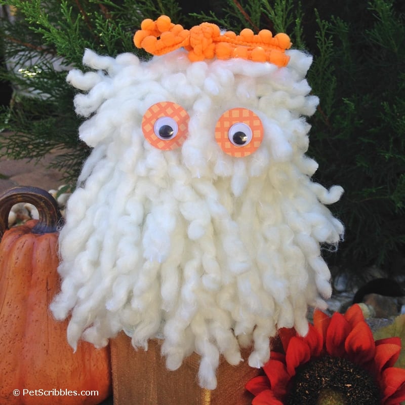 How to Make a Yarn Monster Popcorn Box