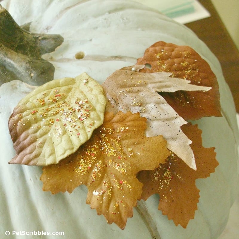 How to make a pretty pumpkin with layered embellishments