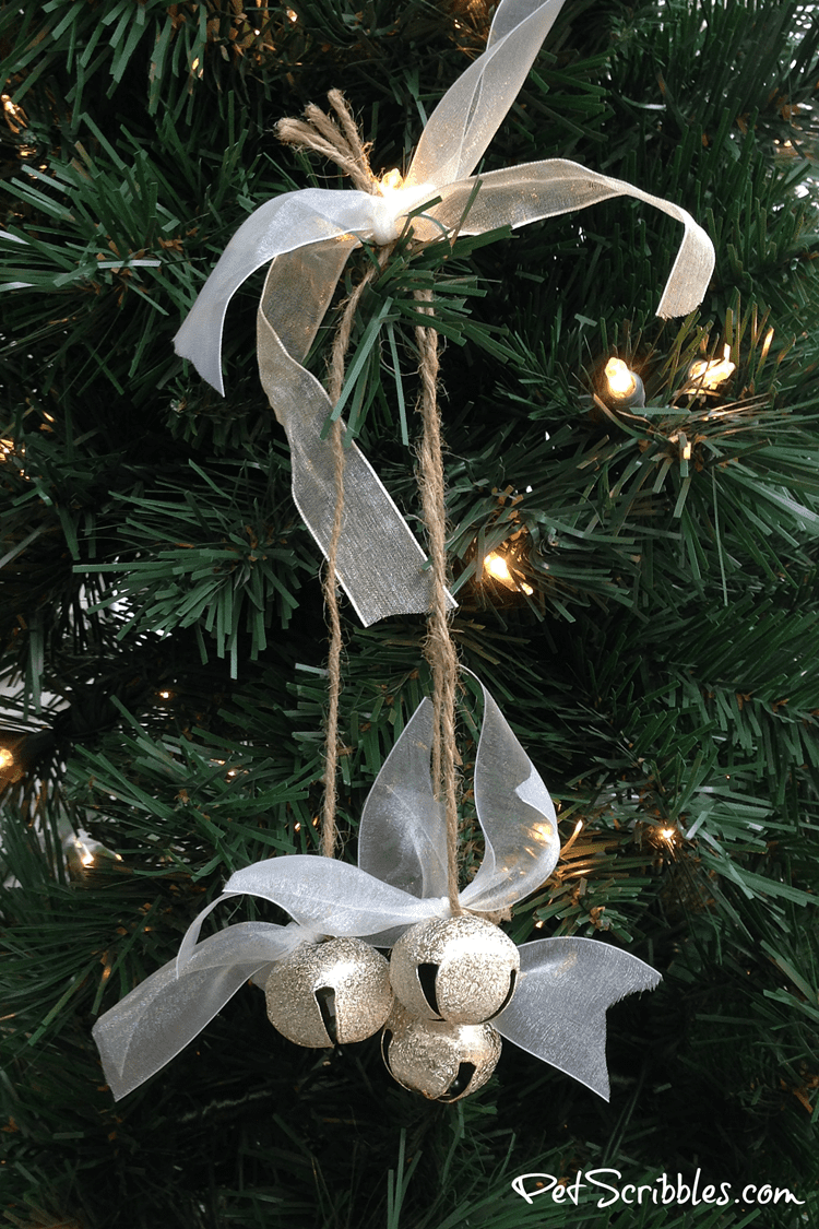 How to make a beautiful jingle bell ornament in less than 15 minutes!