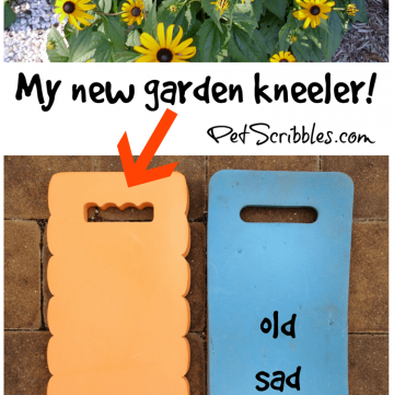 My New Garden Kneeler: yes, my knees are happy!