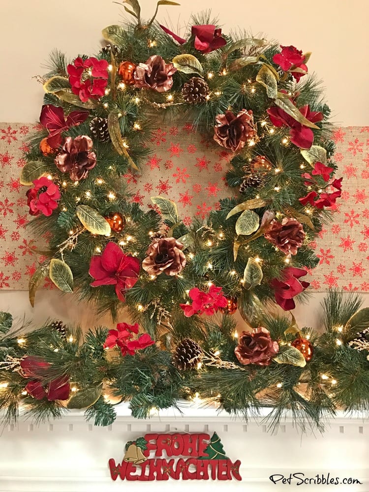 My Christmas Wreath and Garland: elegant, festive, magical!