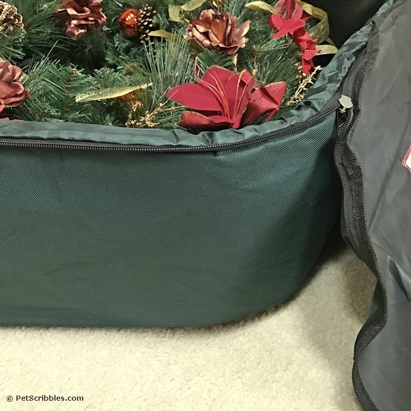 Easy Storage for Christmas Wreath