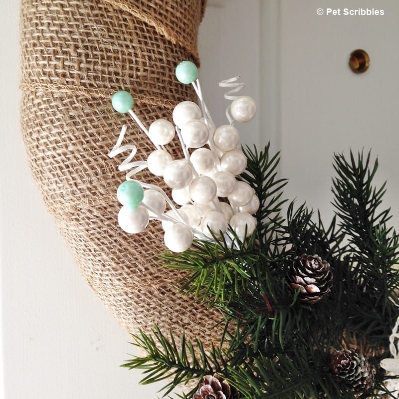 How to make a simple coastal Winter wreath!