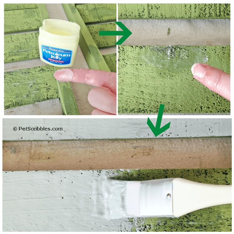 how to fake a chippy paint finish