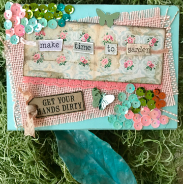 DIY Handmade Card: Time to Garden