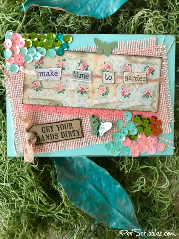 DIY Handmade Card: Time to Garden