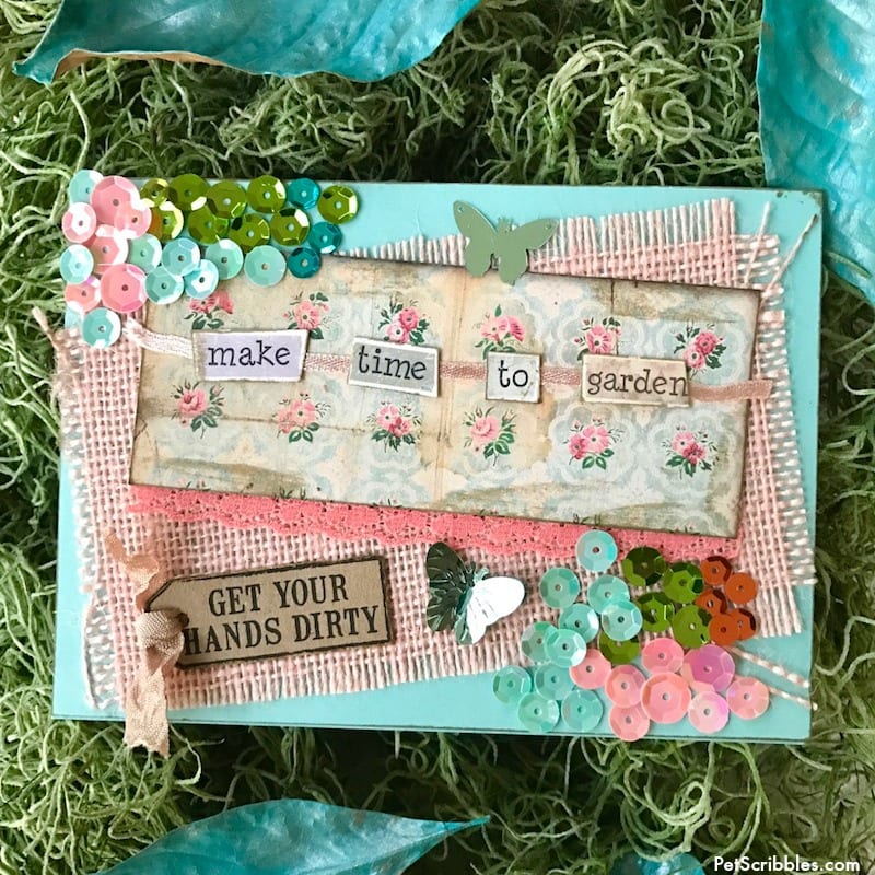 DIY Handmade Card: Time to Garden