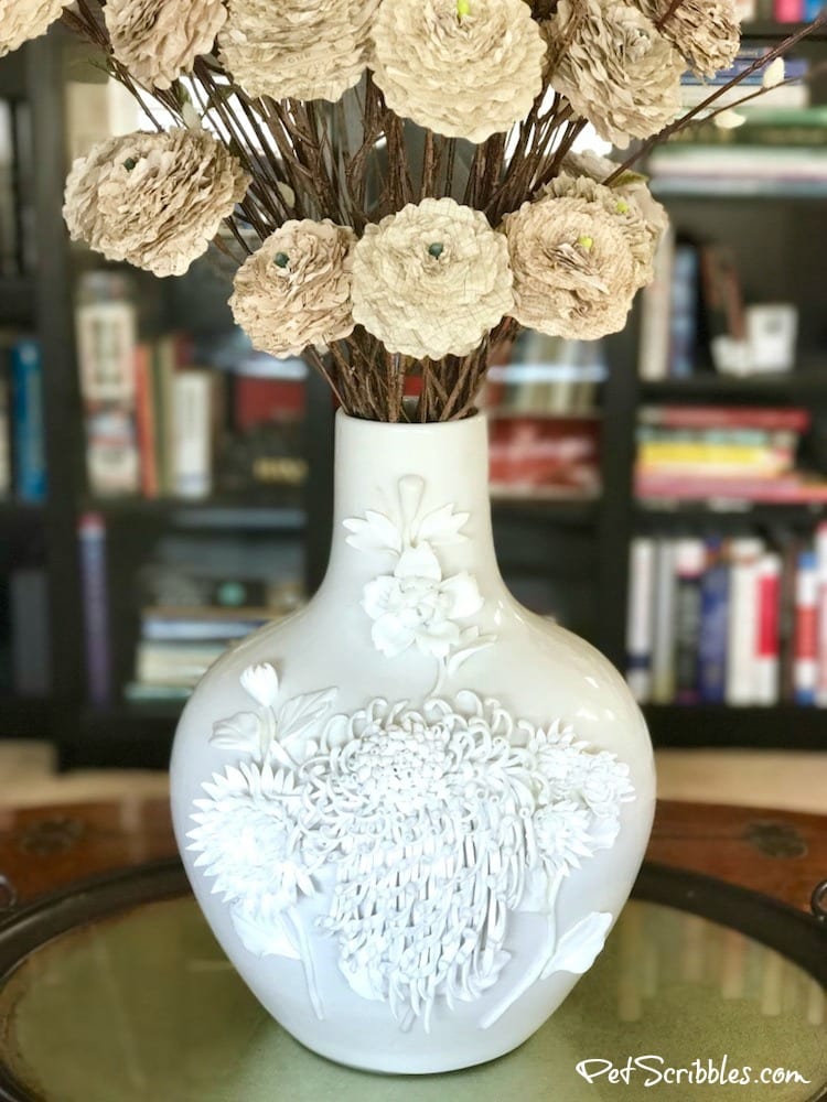 How to make beautiful shabby paper flowers!