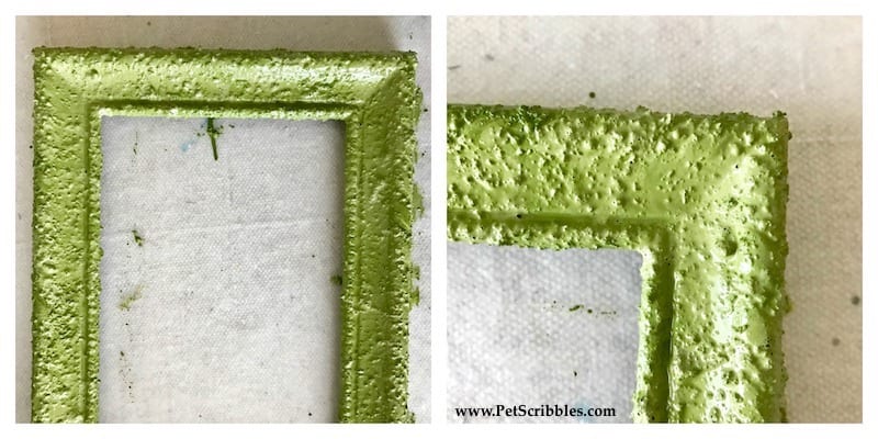 How to make a faux moss frame (with a kit!)