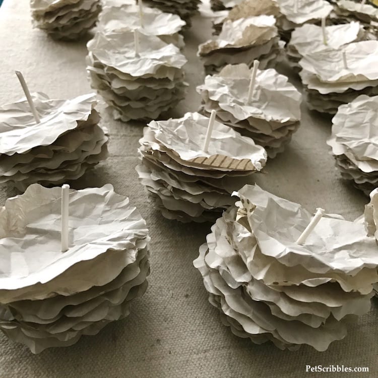 How to make beautiful shabby paper flowers!