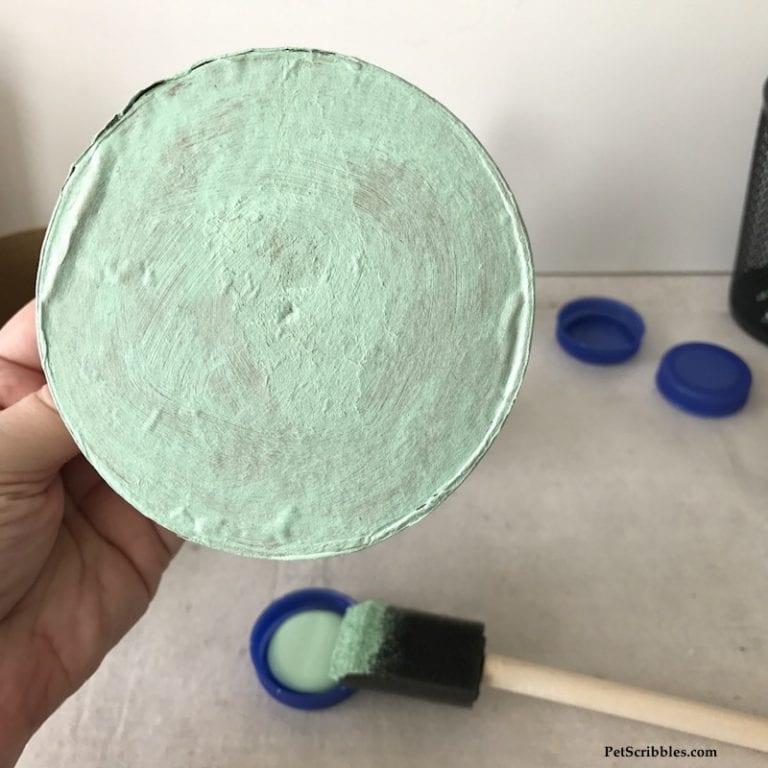 The best way to quickly paint paper maché boxes! Garden Sanity by Pet