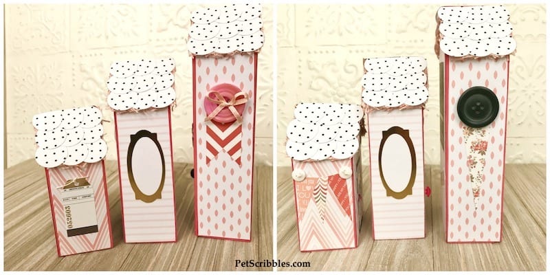 Little Pink Houses for You and Me: making mixed media wood houses