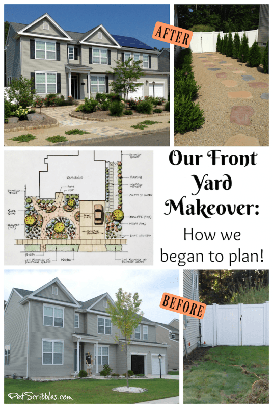 How to plan your dream front yard! (And how we went grass free!)
