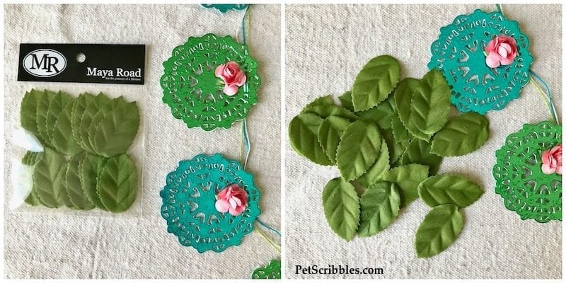 How to make a lovely foil doily garland!