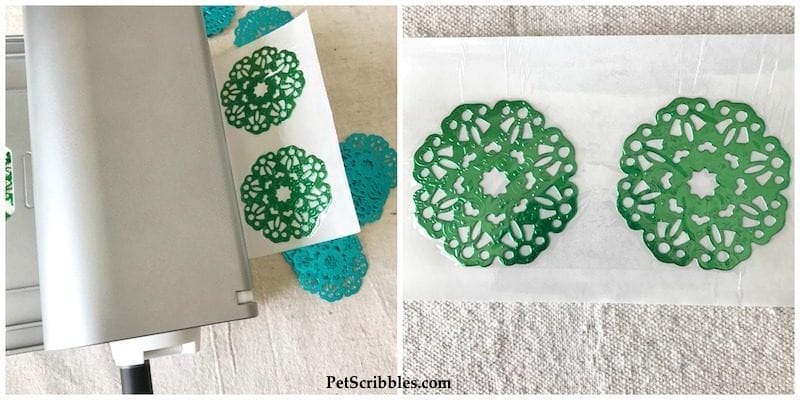 How to make a lovely foil doily garland!