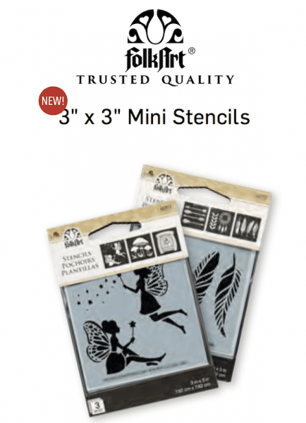 FolkArt Mini Stencils