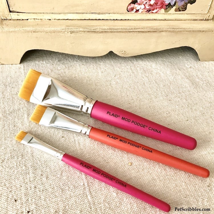 Mod Podge Decoupage Brushes