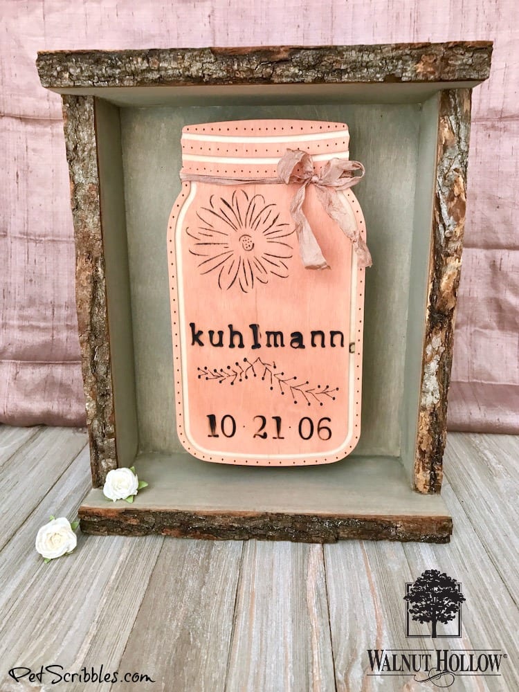 Rustic Wedding Anniversary Sign