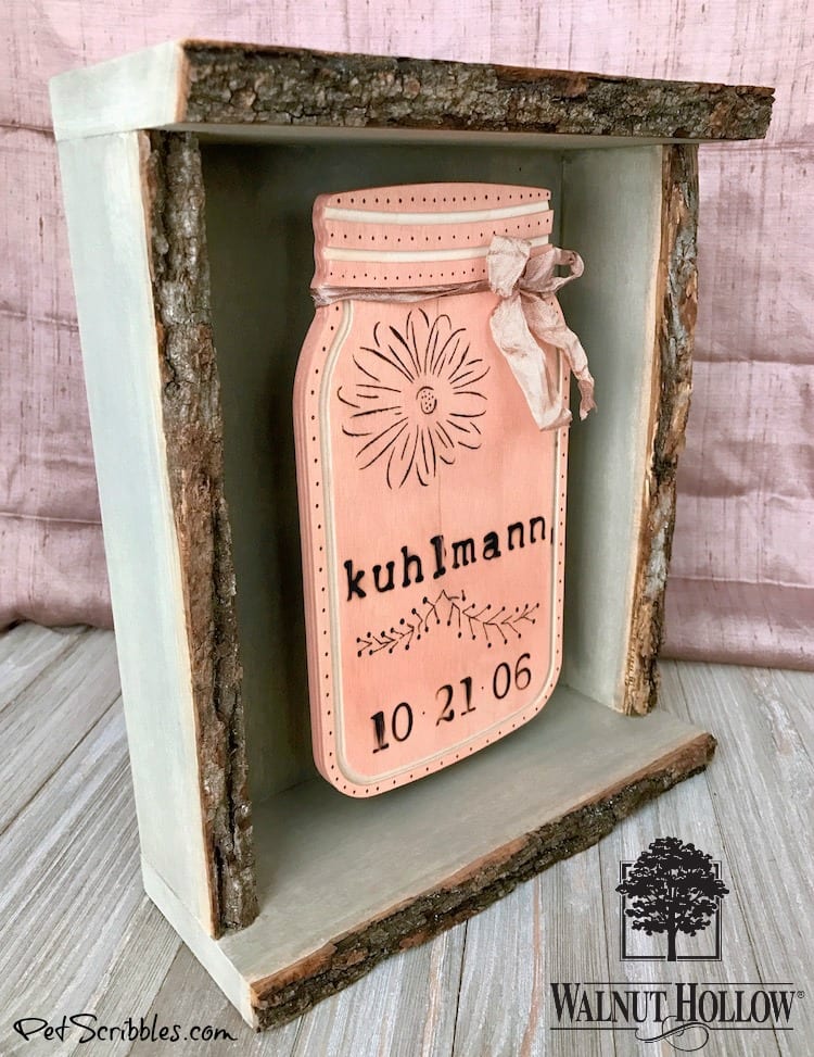 How to Make a Beautiful Rustic Wedding Date Sign