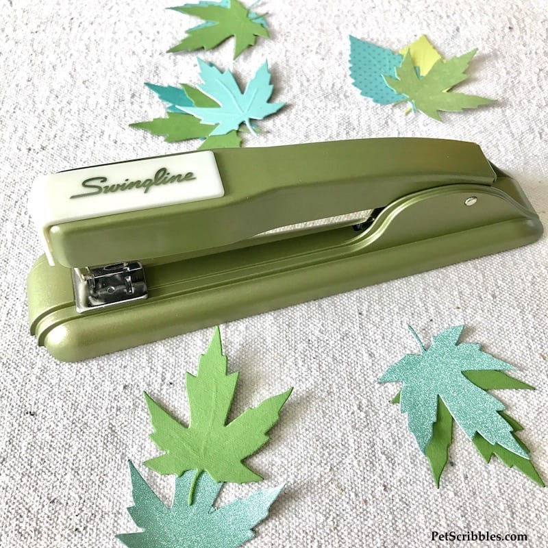 Swingline Legacy 27 Stapler in retro avocado green!