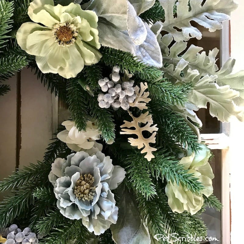 How to make a Beautiful Summer Wreath from a Christmas Wreath!