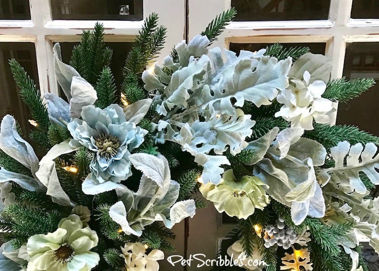 How to make a Beautiful Summer Wreath from a Christmas Wreath!