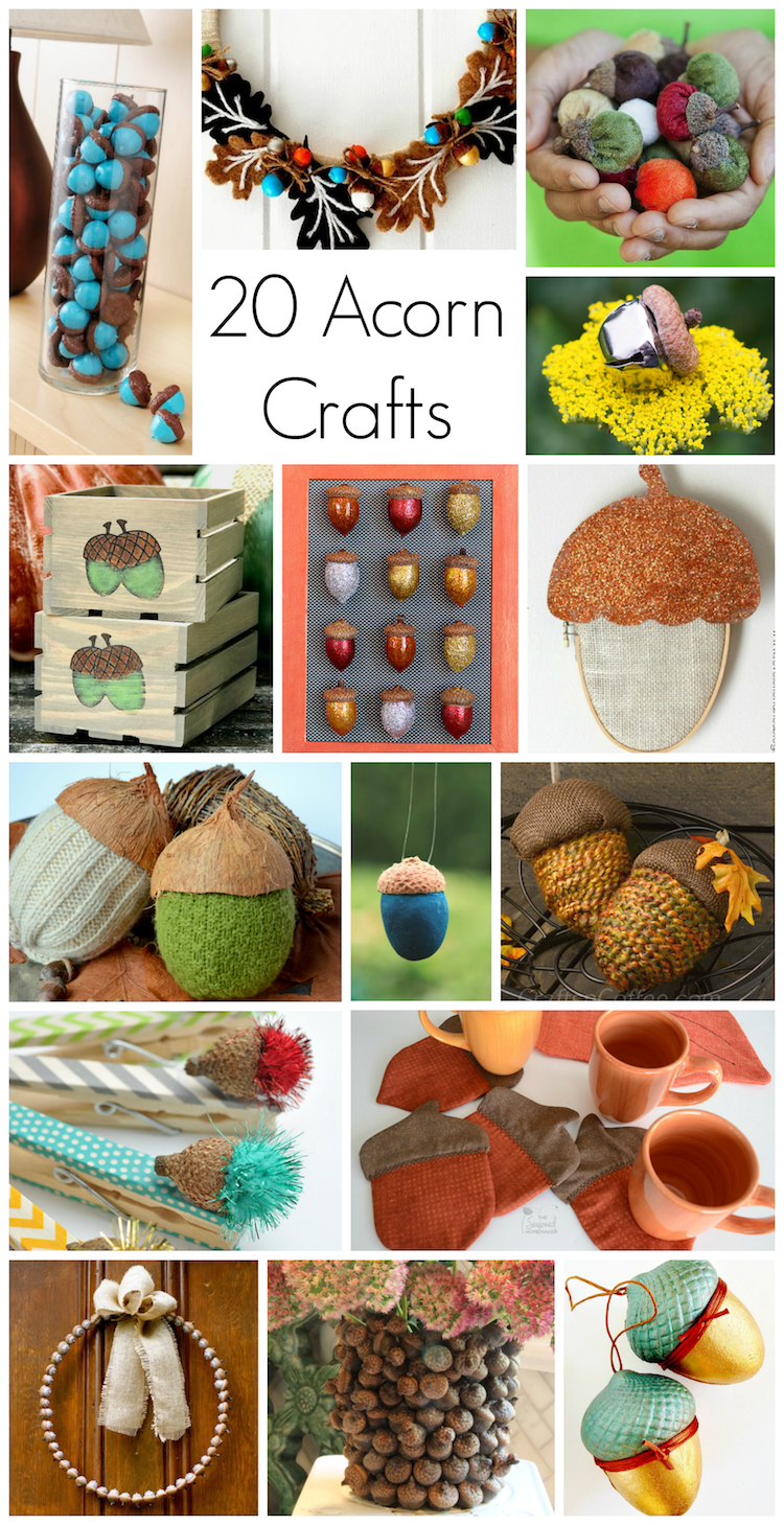 Acorn Crafts: 20 DIYs you will love!