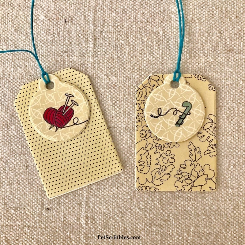 DIY Tags for Handmade Gifts or Weddings Favors, or even handmade products you sell!